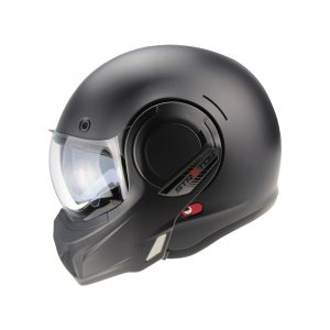 Sway SW-907 Stratos Matt Black Flip-Up (Chin-Opening) Helmet