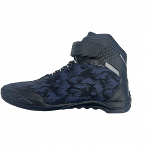 Duratech 23 Milano Camouflage Motorcycle Boots – CE Certified, Water-Resistant & Adjustable Fit