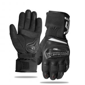 Carbon Motorcycle Gloves – Wind & Water-Resistant, Touch-Screen